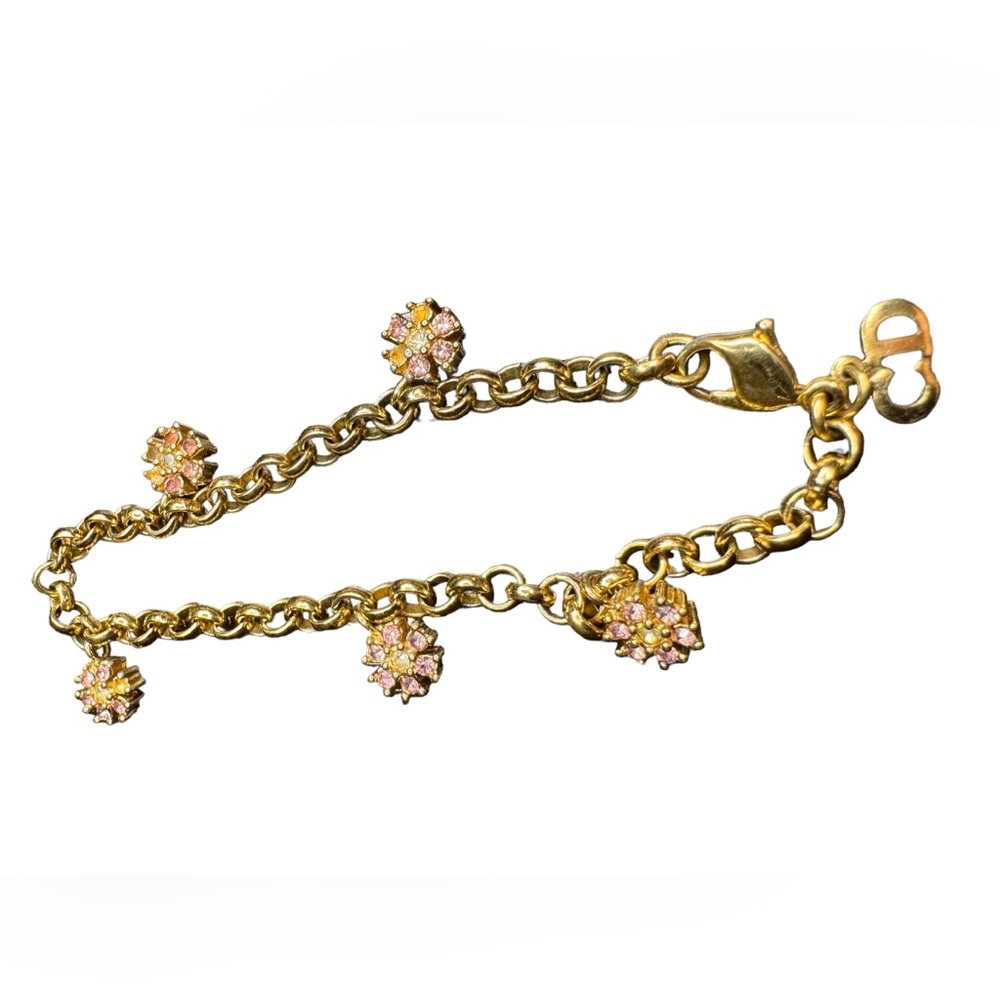 DIOR BRACELET (missing small rhinestones 3 )